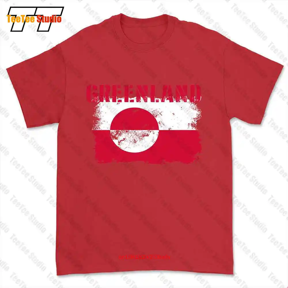 Greenland Flag Top City Map T-shirt Tee T3CZ