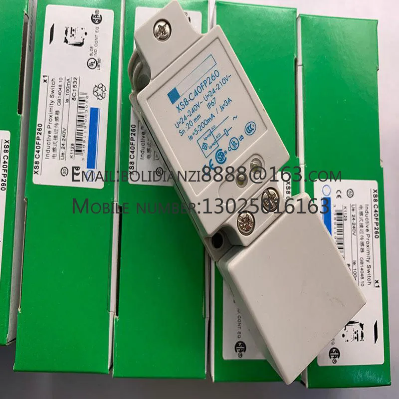XS8C40FP260 Novo sensor de interruptor de proximidade