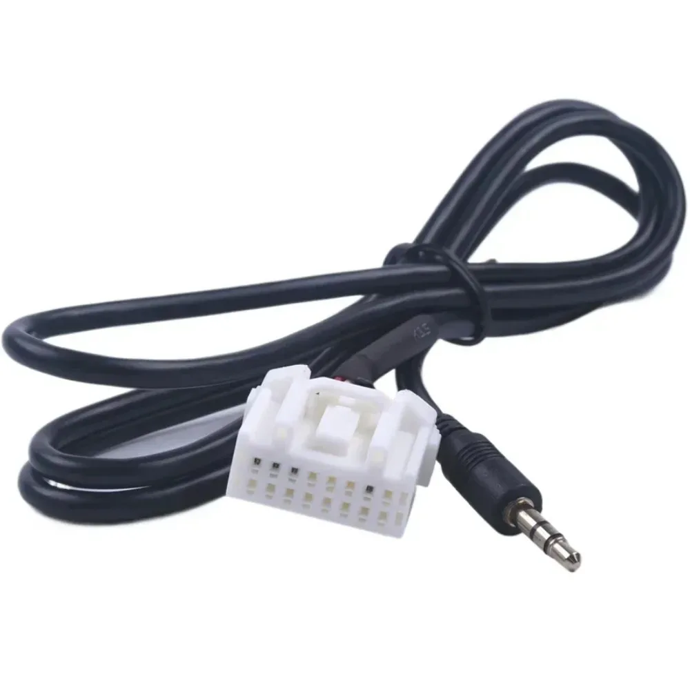 1Pcs 3.5mm AUX Audio Music New Jack Cable Player Input Adapter Cable Harness For Mazda 6/M6/M3 Car accessories