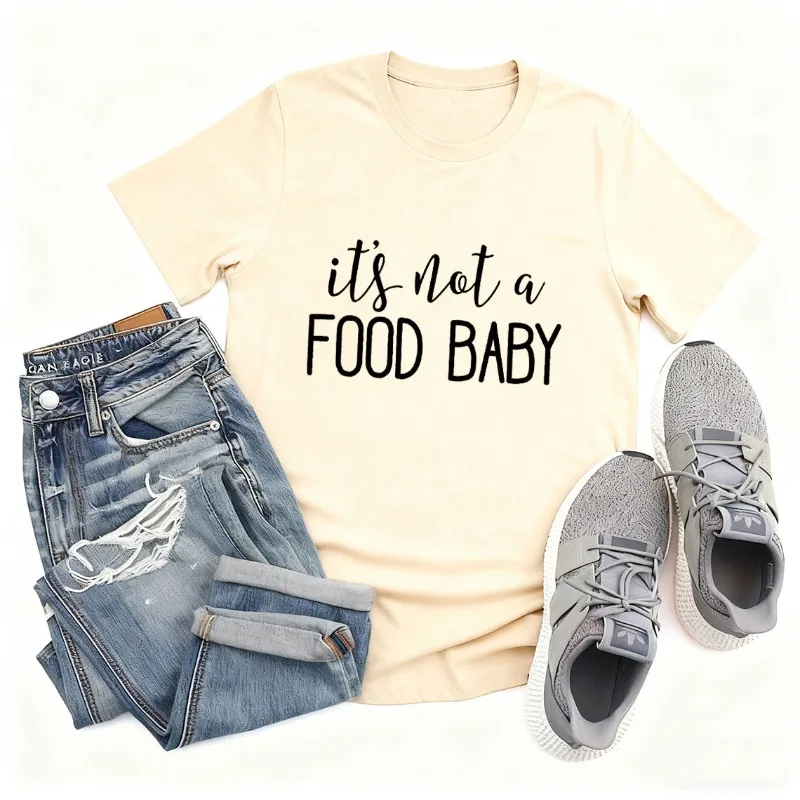 قميص It's Not A Food Baby، قميص إعلان الحمل للزوج، إعلان الحمل لعيد الشكر، أنا حامل #2