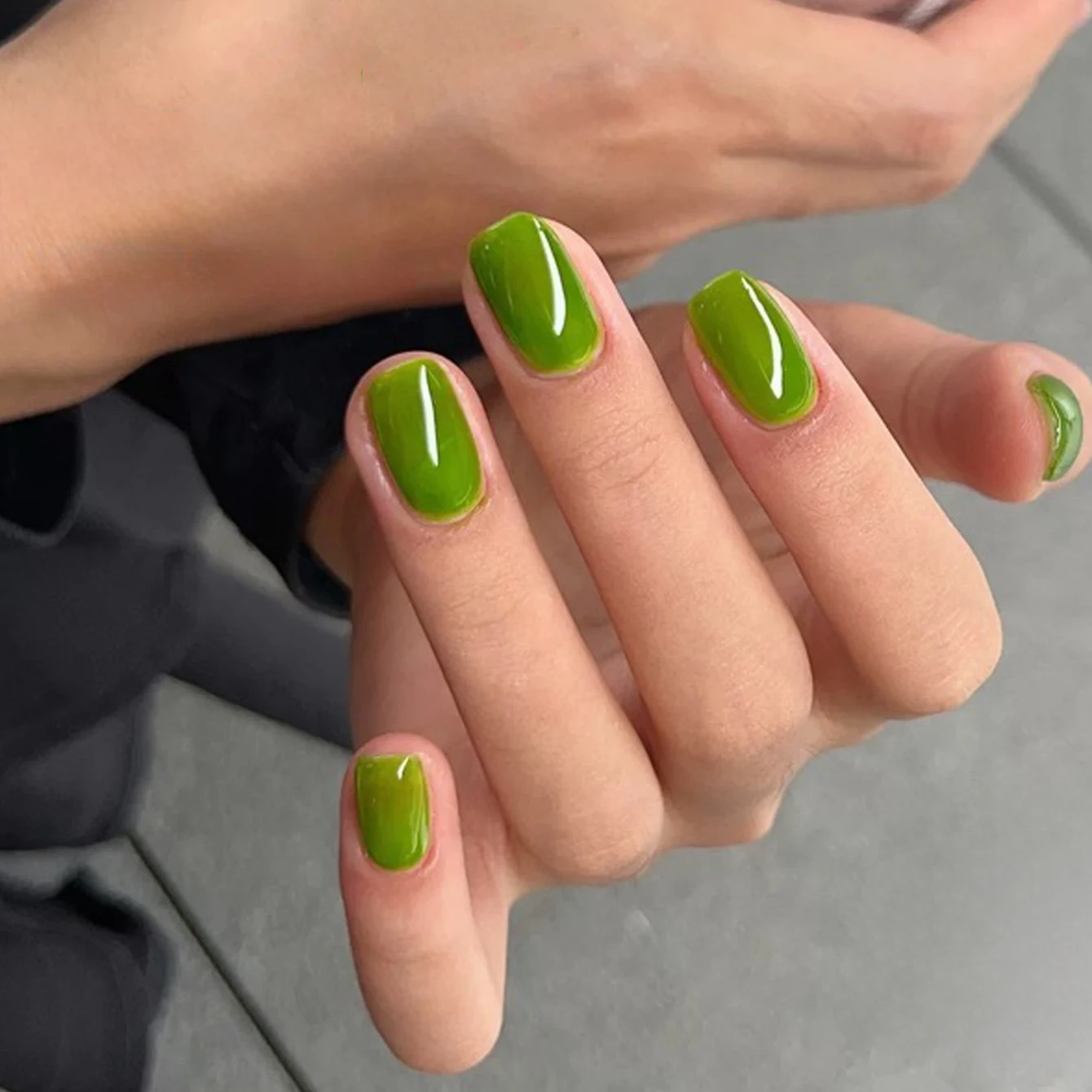 MIANEL 1pcs 12ML 아이스 클리어 도파민 유리 캔디 컬러 젤 매니큐어 여름 손톱 유리 탄자나이트 매니큐어 블루 손톱