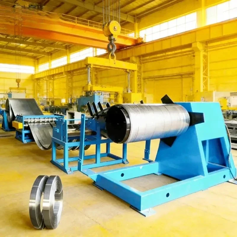 YG ized Aluminum Galvanized Steel Metal Coil Cutting hine S Slitting Production Line