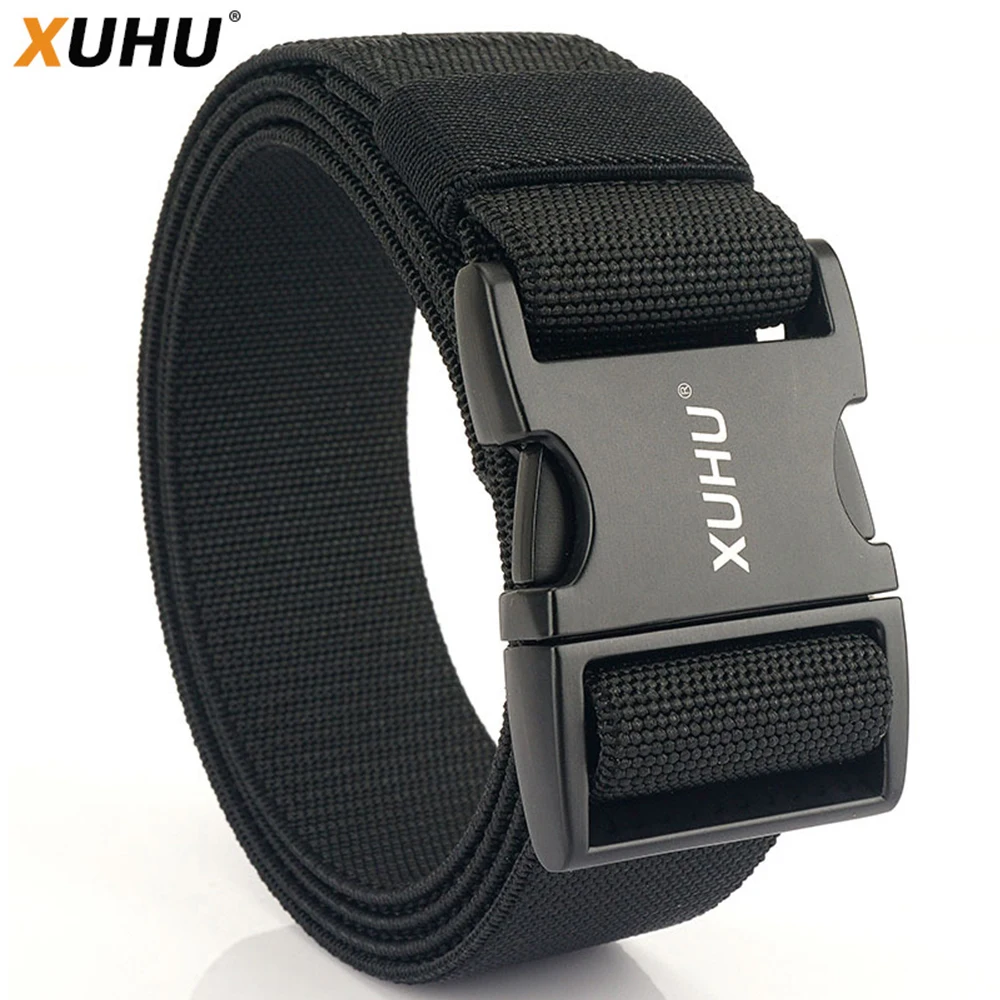 

XUHU Men Belt Outdoor Hunting Tactics Belt Multi functional Buckle Nylon Belt Quality Marine Corps Canvas aluminum alloy Buckle