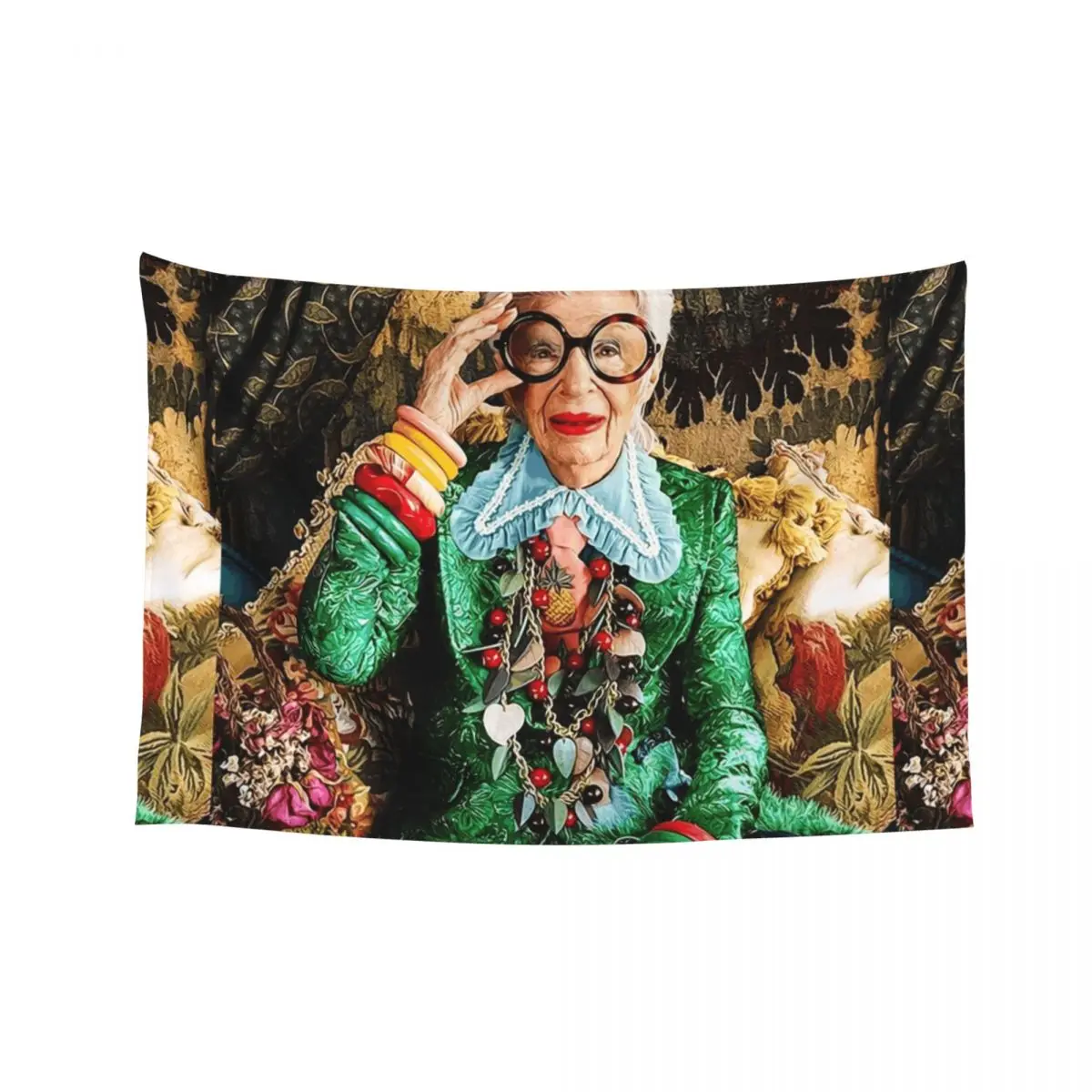 

Iris Apfel Tapestry Aesthetic Home Decor Bathroom Decor Bedroom Decor Tapestry