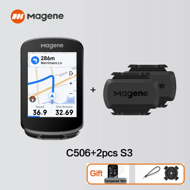 Magene C506 GPS Fietscomputer Navigatie WiFi Cyclus Snelheidsmeter Fietsen Digitale Stopwatch 2.4 Kilometerteller Bluetooth Ant Indoor