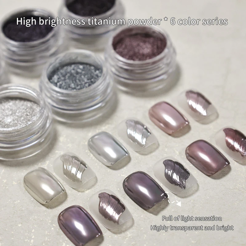 

1Box New Nail Magic Mirror Sequins Hyper Flash Nail Shining Autumn Winter Nail Decoration DIY Nail Enthusiasts