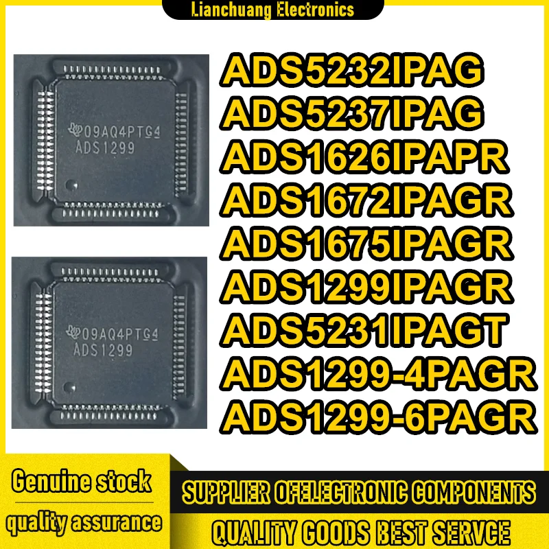 

ADS5232IPAG ADS5237IPAG ADS1626IPAPR ADS1672IPAGR ADS1675IPAGR ADS1299IPAGR ADS5231IPAGT ADS1299-4PAGR ADS1299-6PAGR HTQFP IC
