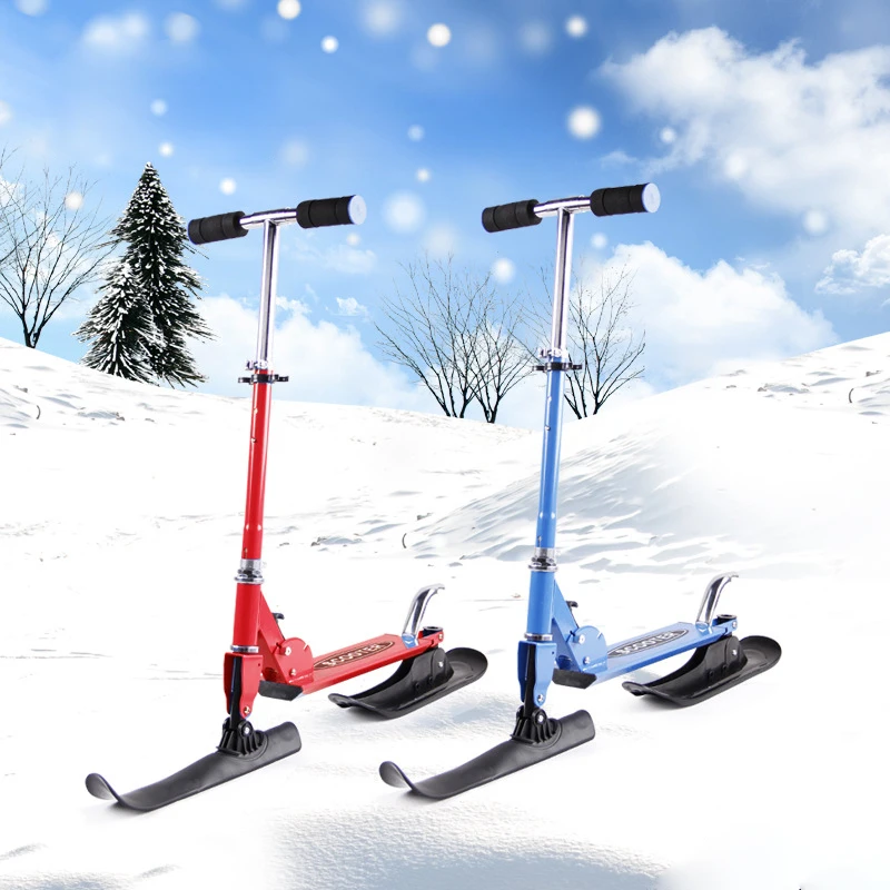 Scooter da neve a doppio scopo per bambini all'aperto diretto in fabbrica Snowboard Veicolo a doppio scopo per ghiaccio e neve disponibile in terra