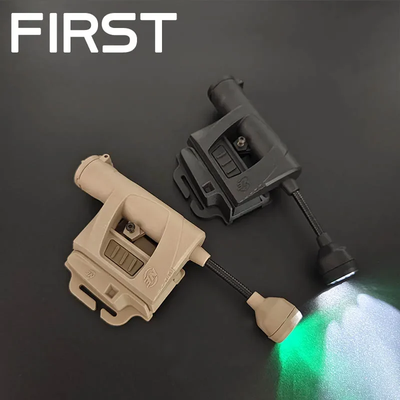 

Tactical Helmet Light Mpls 4 Charge 4 Modes White light Green Red IR Fill light Lamp Hunting Flashlight LED Equipment