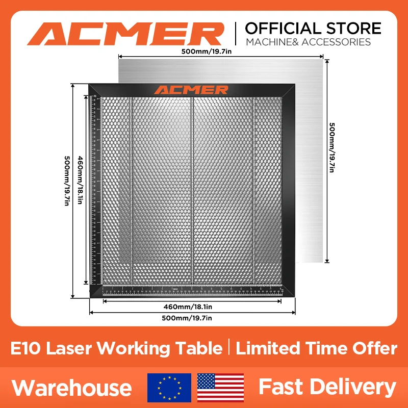 

ACMER CO2 Laser Honeycomb Work Table Laser Equipment CNC Honeycomb Panel For CO2 Cutting Laser Engraver Machine