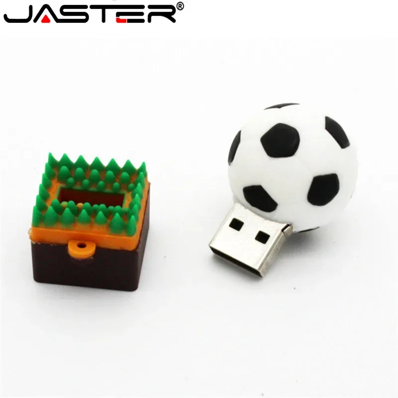 JASTER USB 2.0 Flash Memory Stick Football Basketball Mini Ball Usb Flash Drive Pen Drive 4GB 16GB 32GB 64GB Boy Gift U Disk