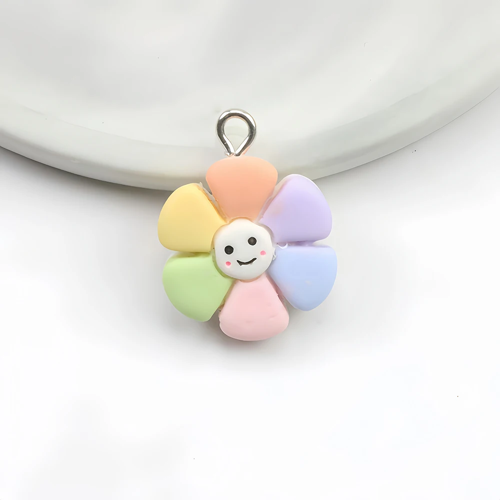 10 Stück Blumen-Harz-Charms, Avocado-Kaktus-Pilz für DIY-Ohrringe, Armbänder, Halsketten, Schlüsselanhänger, Anhänger, Schmuckherstellung – Detail 9