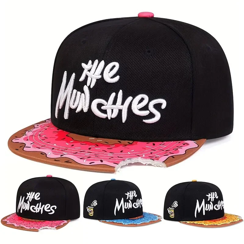 للجنسين إلكتروني التطريز البطيخ الطباعة الهيب هوب القبعات في الهواء الطلق قابل للتعديل قبعات البيسبول عارضة قبعة واقية من الشمس #1