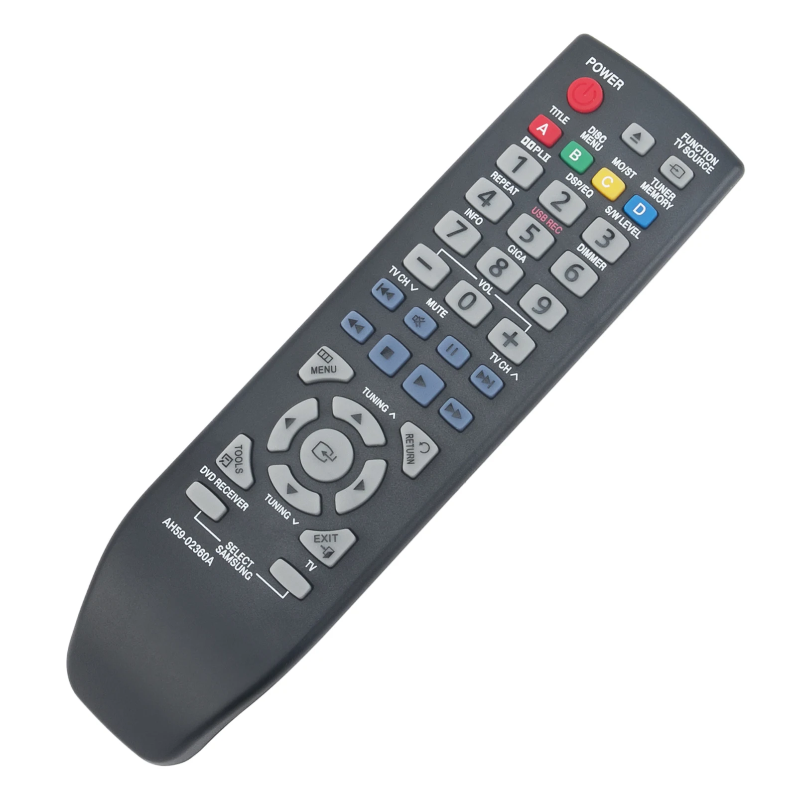 Nowy AH59-02360A zastąpiony pilot nadające się do Samsung TV odtwarzacz DVD HT-C330 kompatybilny z AH59-02359A — zdjęcie 3