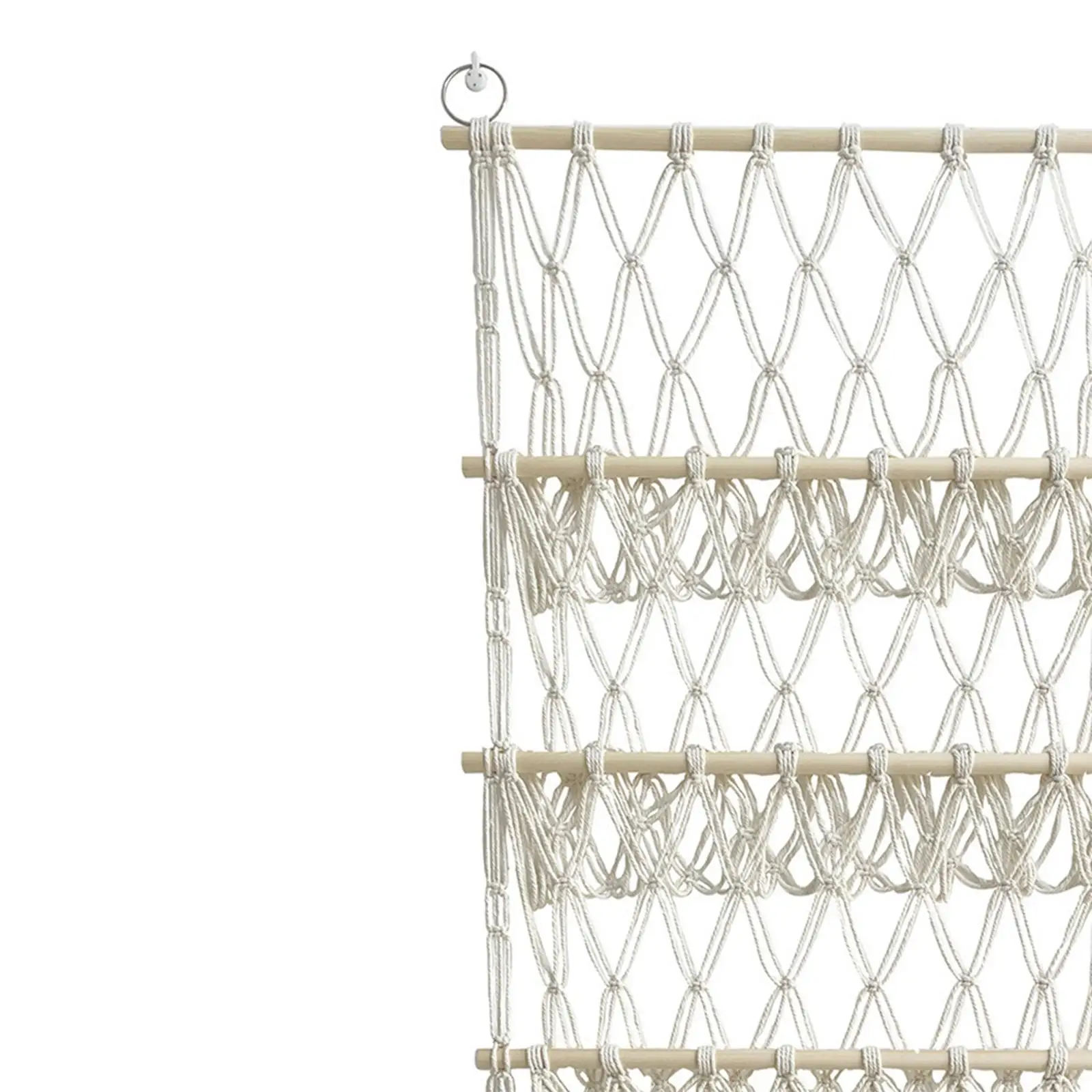 Hammock Net Stuffed Animals Toy Net Hand-Woven Decoration Hanging Storage Net