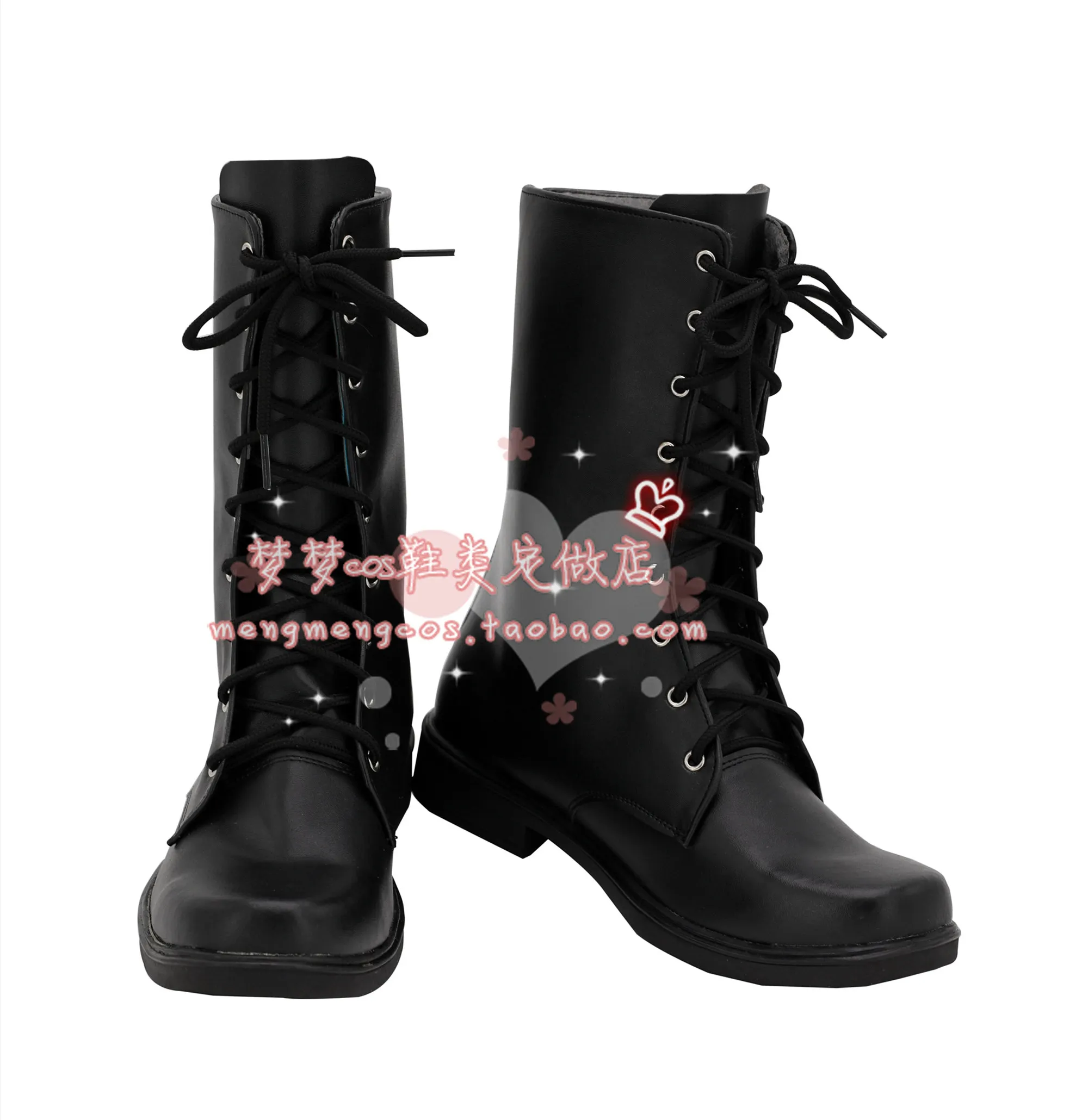 Anime Devil May Cry 5 Nero Cosplay Shoes Black Short PU Leather Flat Sole Boots For Halloween Carnival