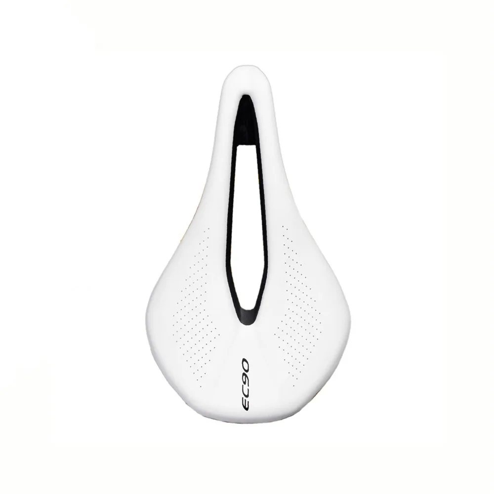 EC90 Bicycle Saddles PU Seat, MTB Road Bike Saddles, Ultralight Breathable Comfortable Seat Cushion, Bike Racing Saddle Parts