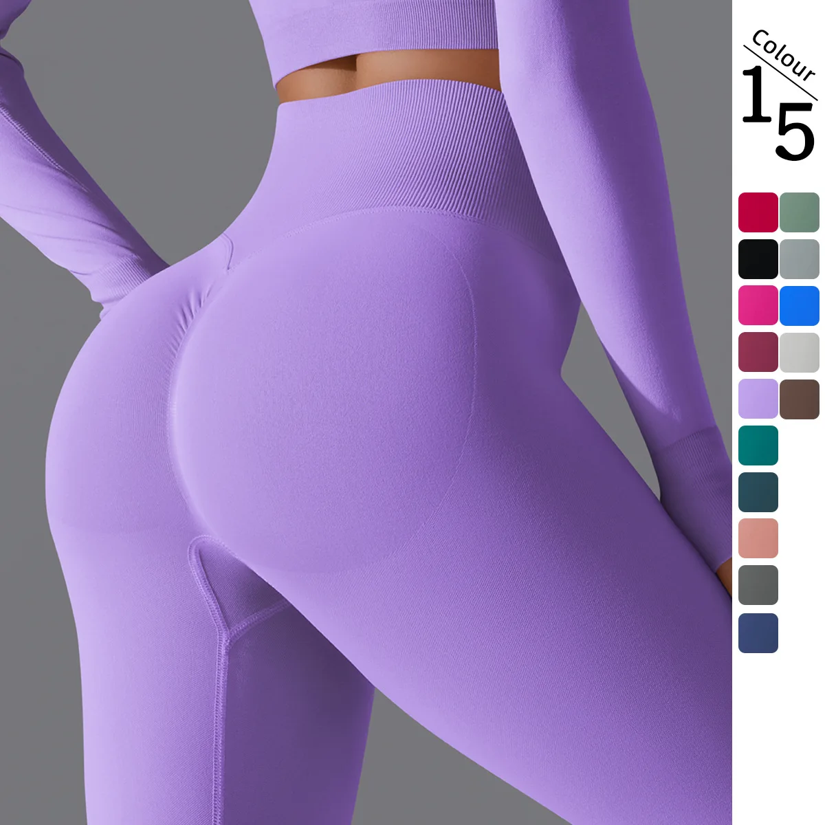 

Seamless Yoga Pants Workout Booty Bum Leggins Running Training Fitness Pants Female Tight Cycling Shorts Gym Pants For Women