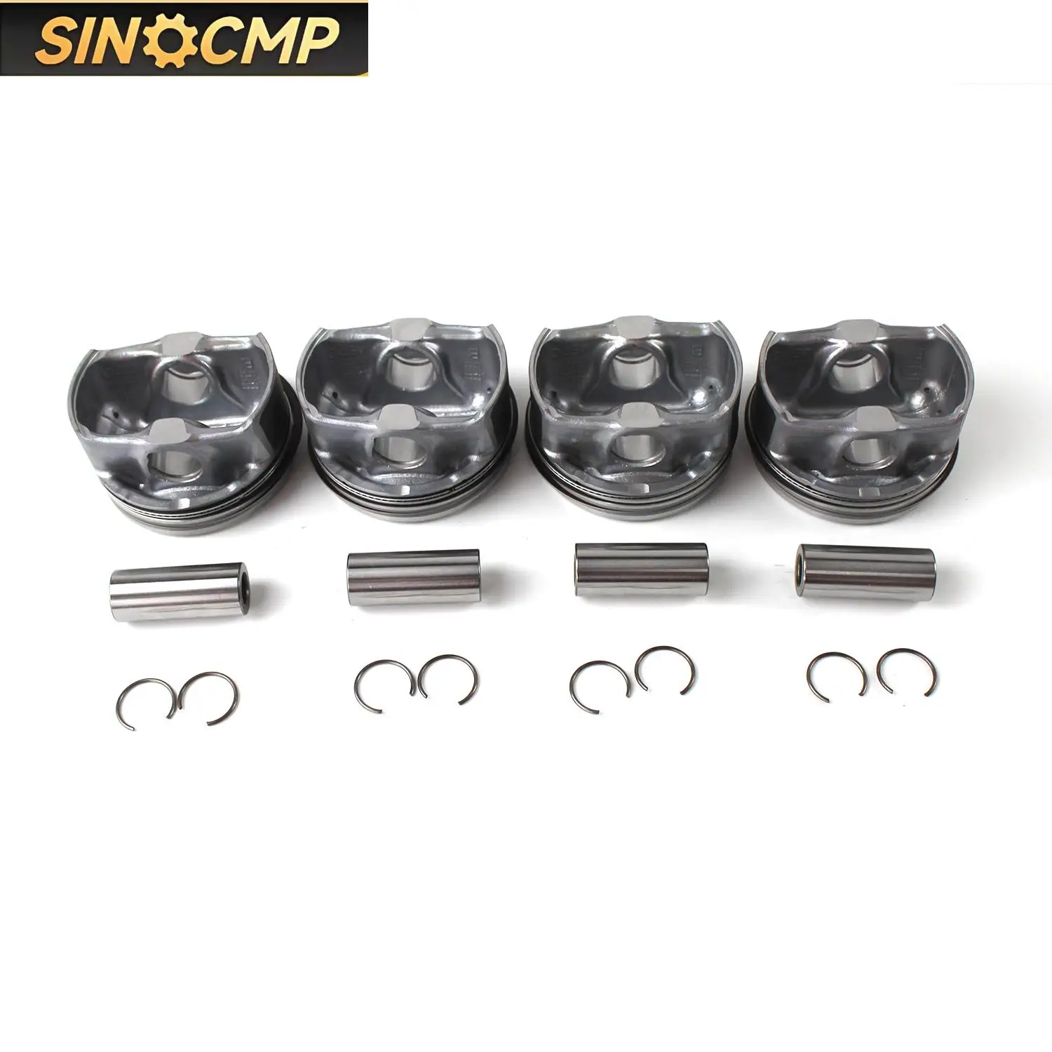 

23041-2E210 Piston & Rings Kit For Kia Soul Forte Forte5 Forte Koup 2.0L G4NC 2014-2018 Engines & Components Pistons Parts 4Pcs
