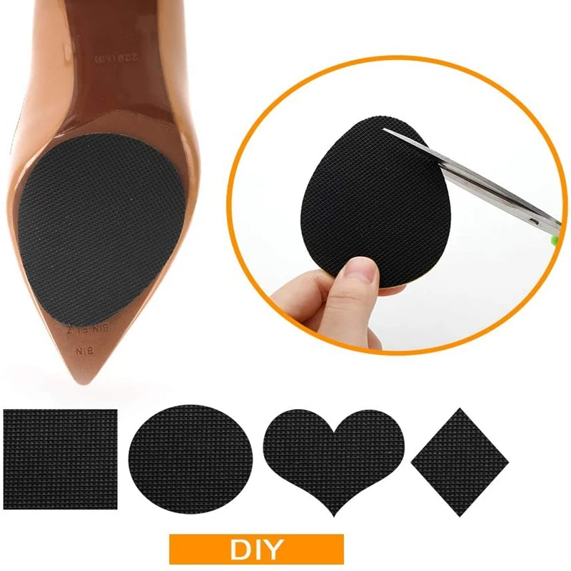 Self-Adhesive Anti-Slip Pads Sandal Shoes Mat High Heel Sole Protector Rubber Cushion Insole Forefoot High Heels Sticker Pads