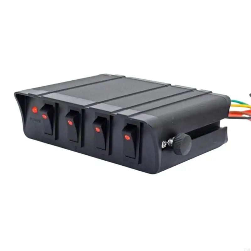 

77HF 4 Gang Toggle Switch Box Simplified Wiring System for Automotive Applications