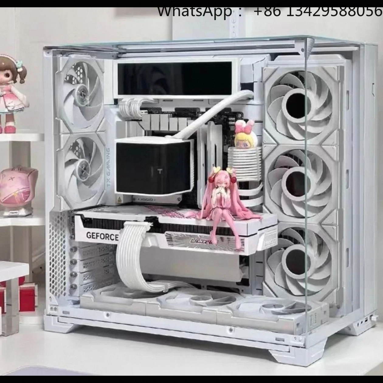LianLi O11 Vision Compact Mid-tower case Supports E-ATX ATX Micro-ATX Mini-ITX Glass case with Strong Compatibility