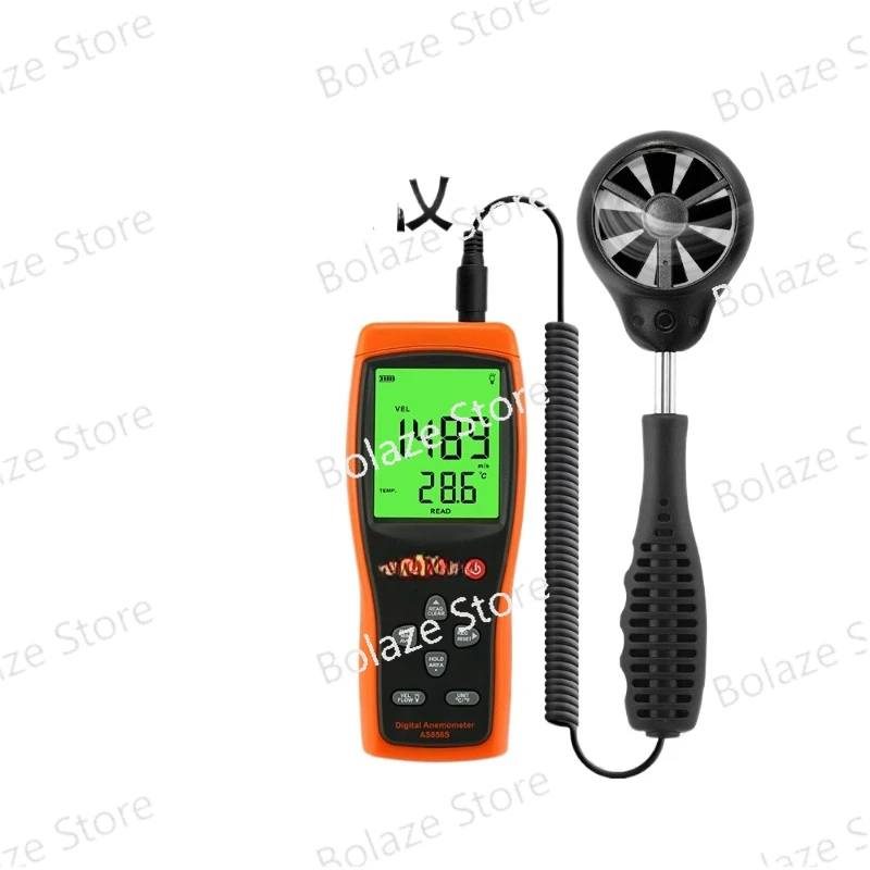 

Handheld Anemometer High Precision Impeller Digital Air Volume Tester Anemometer Anemometer Thermal Meter