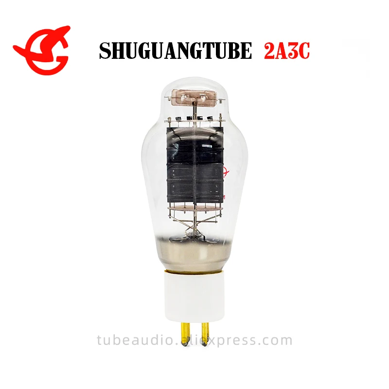 Shuguang 2A3C 2A3 Vacuum Tube Valve Replace 2A3B 2A3-T E2A3 Tube Amplifier  HIFI DIY Audio Amp   Carbonized Black Plate Genuine