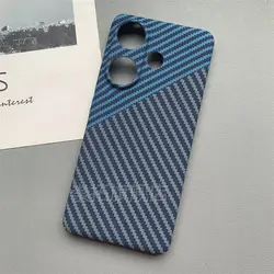 Kevlar Stripe Case for Xiaomi POCO F6 F 6 Pro Redmi Turbo 3 Carbon Fiber Stripe Acrylic Back Cover for POCO F6 Shockproof Funda