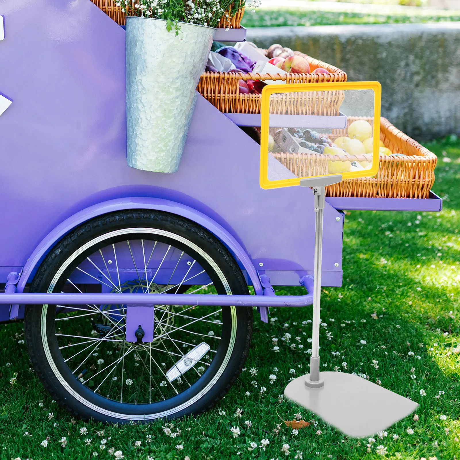 

Price Display Holder Multi-Function Reusable Tag Stand for Fruit Shop Vegetable Market Store Label Holder Wear-Resistant Sign