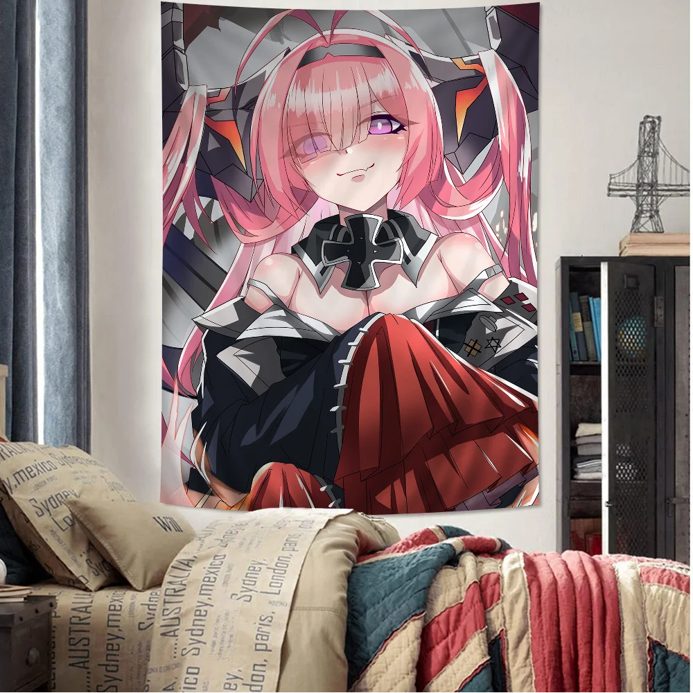 

Anime Azur Lane Girl DIY Wall Tapestry Art Science Fiction Room Home Decor Wall Art Decor