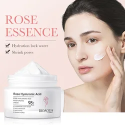 BIOAQUA Rose Hyaluronic Acid Face Cream skincare Face Firming Creams Moisturizing Brightening Facial Cream Skin Care