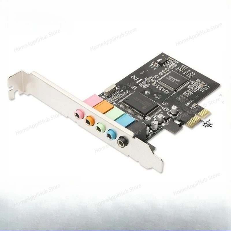 

Высококачественная звуковая карта PCI-E, 5.1-канальная независимая звуковая карта, звуковая карта компьютера