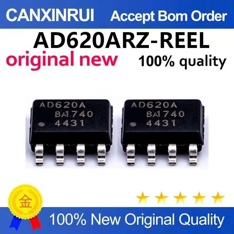 （5pcs-10pcs）AD620ARZ-REEL7 original genuine SOIC-8 operational amplifier
