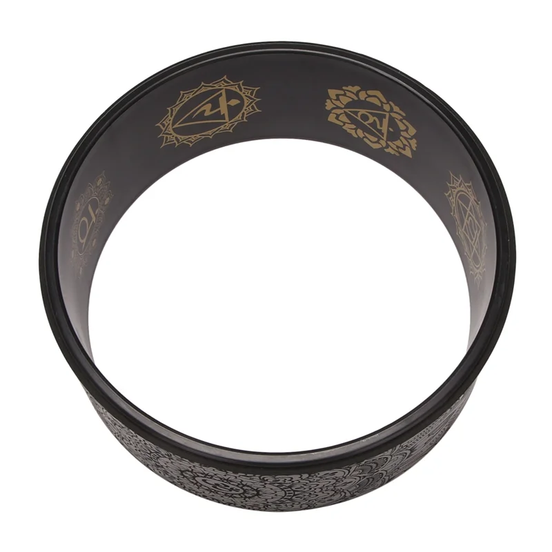 A18E-2 قطعة عجلة اليوغا عجلة الظهر اليوغا الأسطوانة الفلين بولي عجلة اليوغا ل تمتد المرونة العصابات الظهر تعميق اليوغا يطرح العصابات الخلفية #5