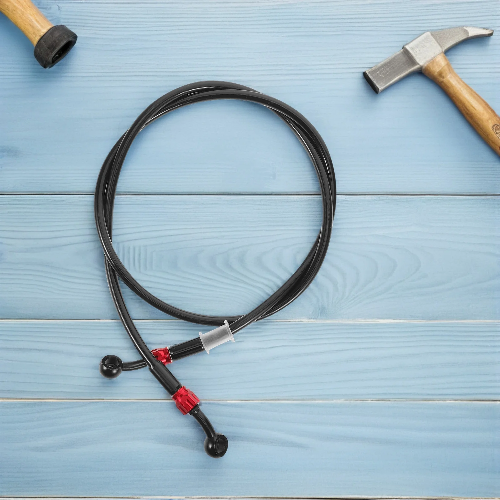 

Motorcycle Hose Aluminum Alloy Braided Hydraulic Brake Line For Front Rear Scooter Atv Bike Disc Brake System Universal