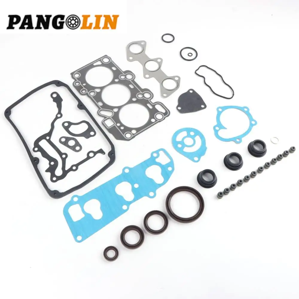 

Двигатели 3G83, 1 комплект, полный комплект прокладок двигателя с прокладкой головки для Mitsubishi, 6-клапанная MINICA Cab Mini Truck CAB, автомобильные аксессуары, часть