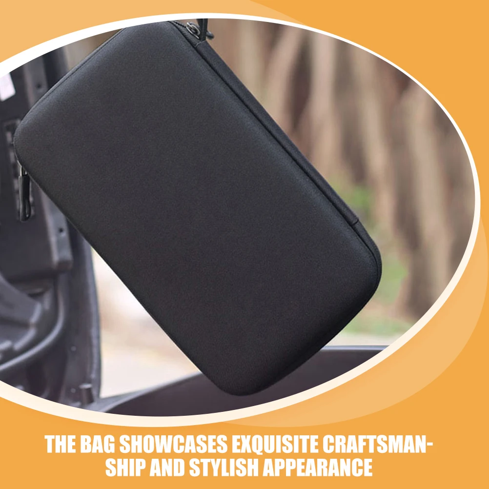 

Storage Bag Electric Scooter Handlebar Bag Motorcycle Accessories Shockproof Cable Organizer Case For E-Bike Hard Shell