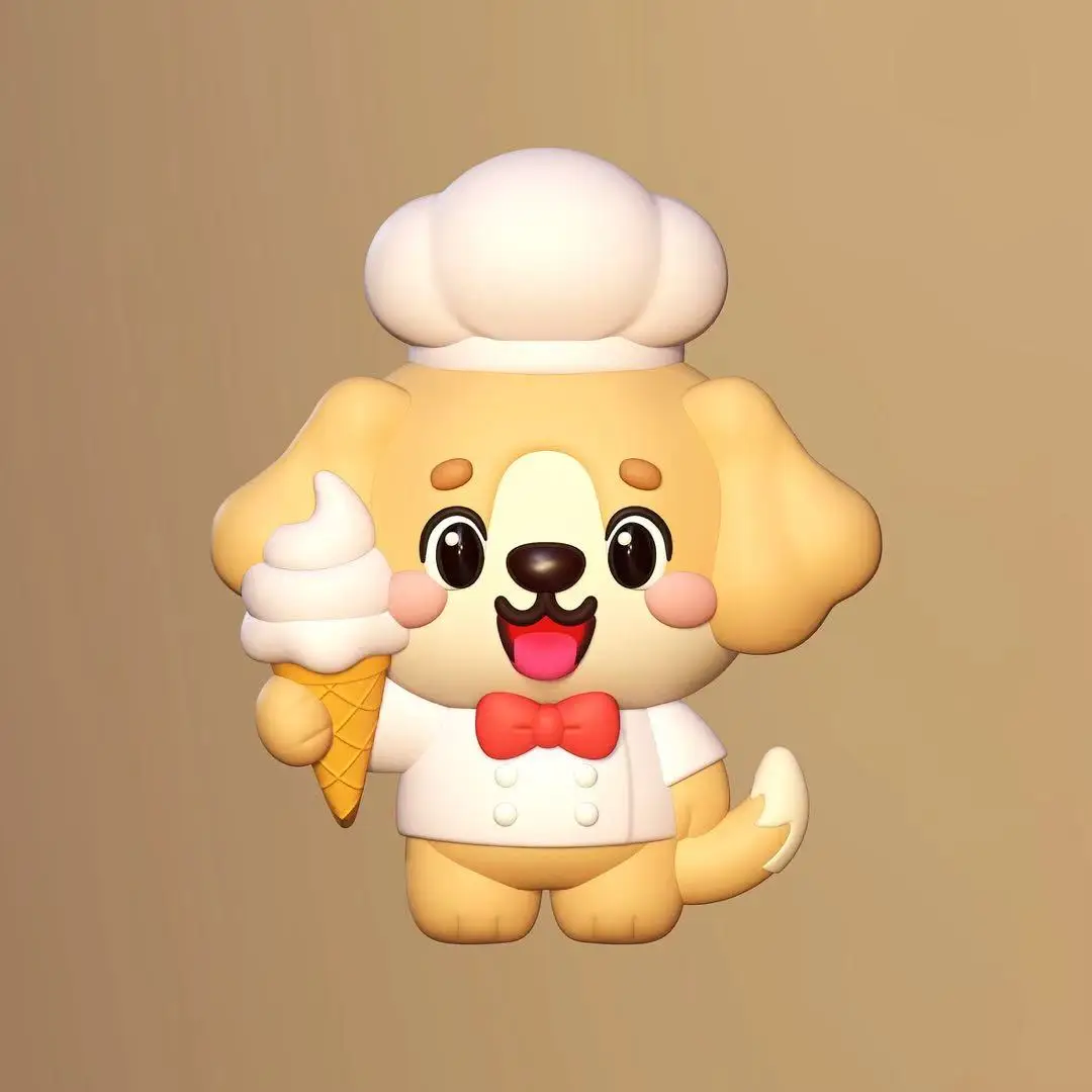 ZOCO 2025 新工場卸売 可愛い漫画犬スクイーズ玩具 ストレス解消ギフト 混合注文＆ロゴカスタマイズ対応