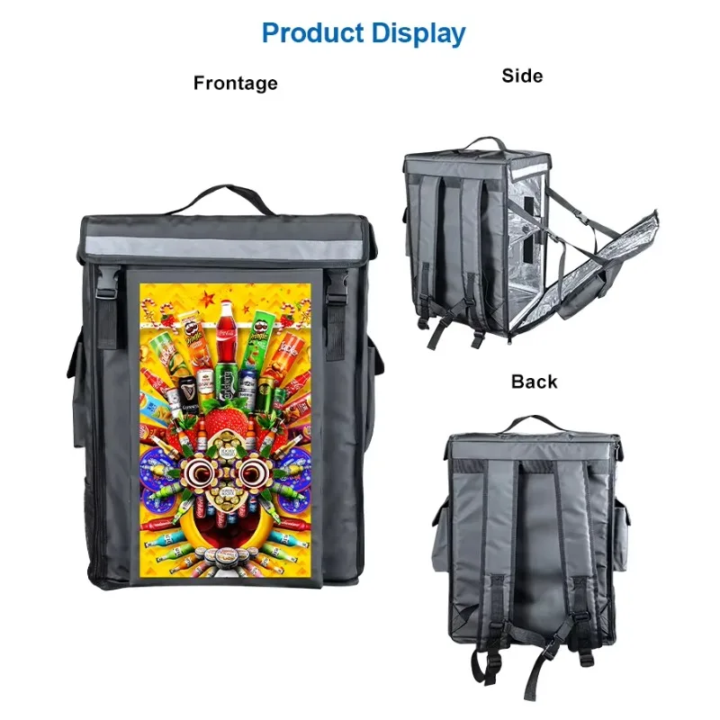 Panel LCD VETO de 18.5 Pulgadas con Android, Alto Brillo, para Exteriores, con Batería Recargable, Caja de Envío, Cartel Publicitario