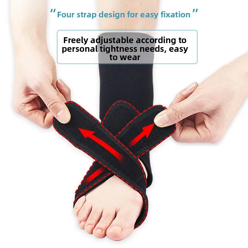 1 قطعة قطرة القدم هدفين مع قوس دعم دعامة الكاحل للمشي العمود الفقري الحبل إصابة الإغاثة قابل للتعديل الأقواس إعادة التأهيل استخدام #2