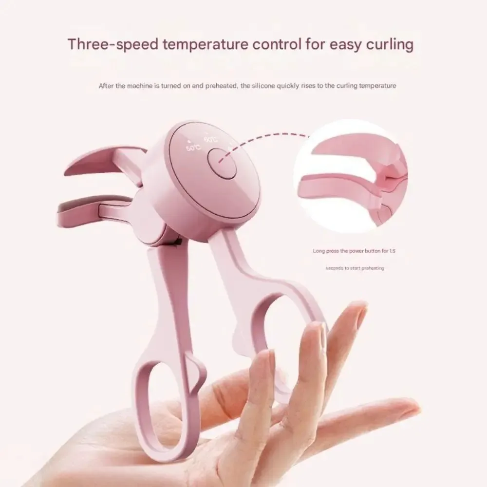 

Беспроводной термобигуди для ресниц с интеллектуальным контролем температуры, перезаряжаемый, для длительной завивки