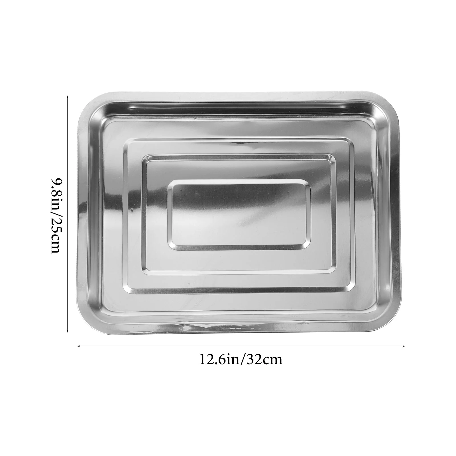 Dog Cage Tray Stainless Steel Rabbit Parakeet Toilet Pan Crate Bottom Replacement