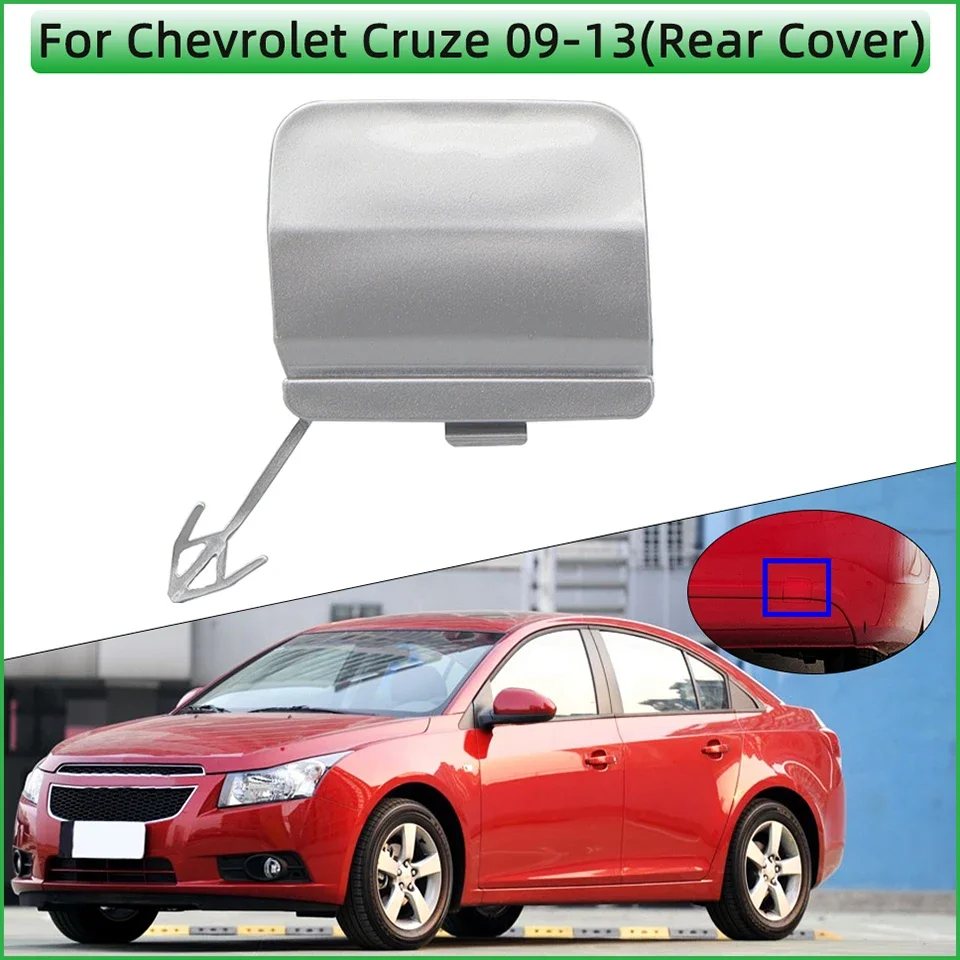 

Rear Bumper Towing Hook Cover Cap For Chevrolet Cruze 2009 2010 2011 2012 2013 Tow Hook Hauling Trailer Lid Garnish Trim Painted