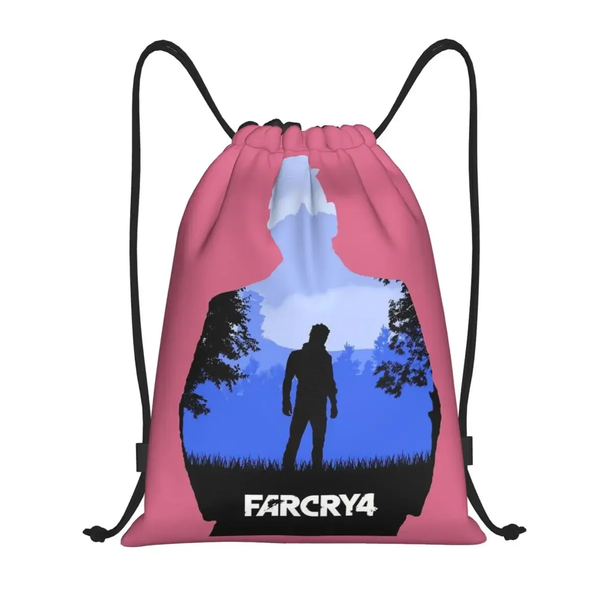 

Custom Game F- Far Cry Drawstring Bags Women Men Lightweight Sports Gym Storage Backpack