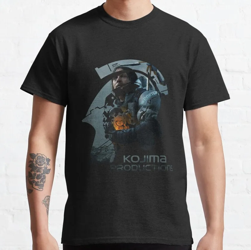 Kojima Production - Death Stranding  sam porter bridges kojima game videogame T-Shirt  100% cotton printed clothing plus size