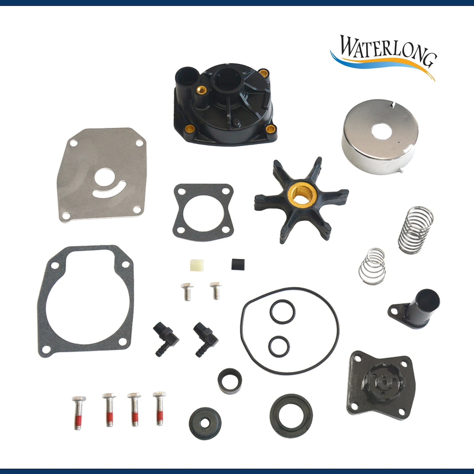 WATERLONG 432955 Water Pump Repair Kit Impeller Replaces for Johnson Evinrude 319277 432956 435673 436954 436957 438951