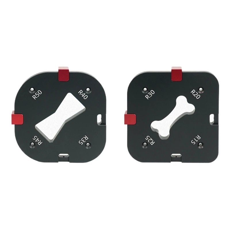 Modèles gabarit coin rond 15/20/25 / R30/35/40 / R45 / Routers Tool