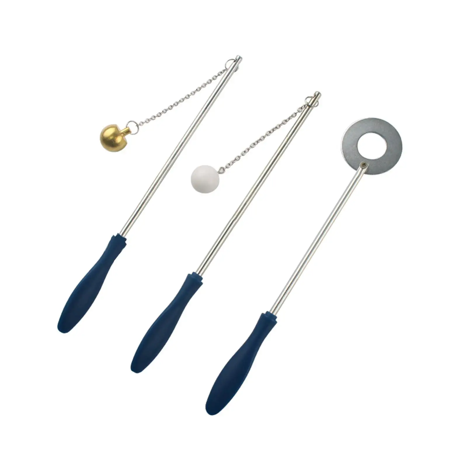 3Pcs Physical Demonstration Tool Accessories Demonstration Tool Ring and Ball Apparatus Length 23cm Thermal Expansion Experiment