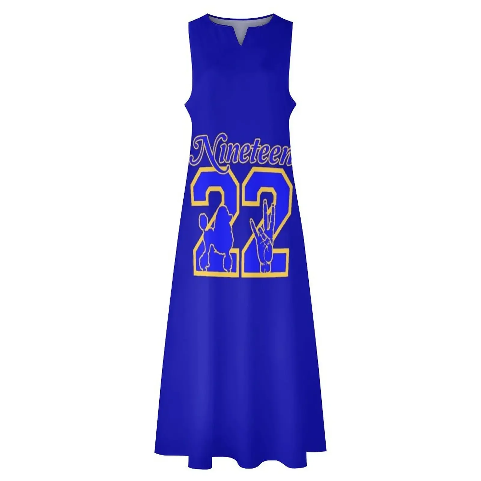 Sigma 1922 Poodle Hand sign Gamma Rho Gift Long Dress evening dress dresses women summer 2025 prom dresses Bride dresses Dress